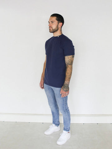 Slim Fit T-Shirt - Marine Blue