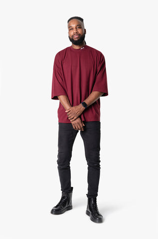 Unisex ‘Hotbox x liël’ Oversized Shirt - Burgundy