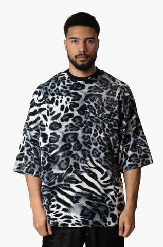 'Tailor Made By liël' Oversized Shirt - Animal Fleece