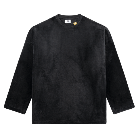 Fleece Sweater Black - WOMEN