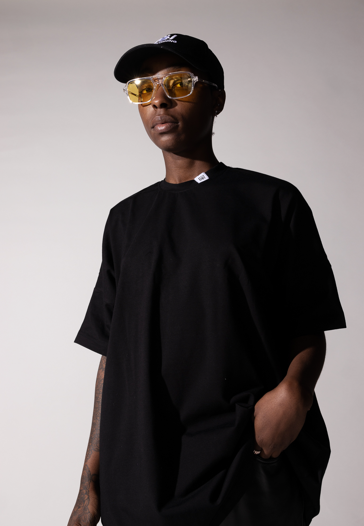 Oversized Shirt Women - Black