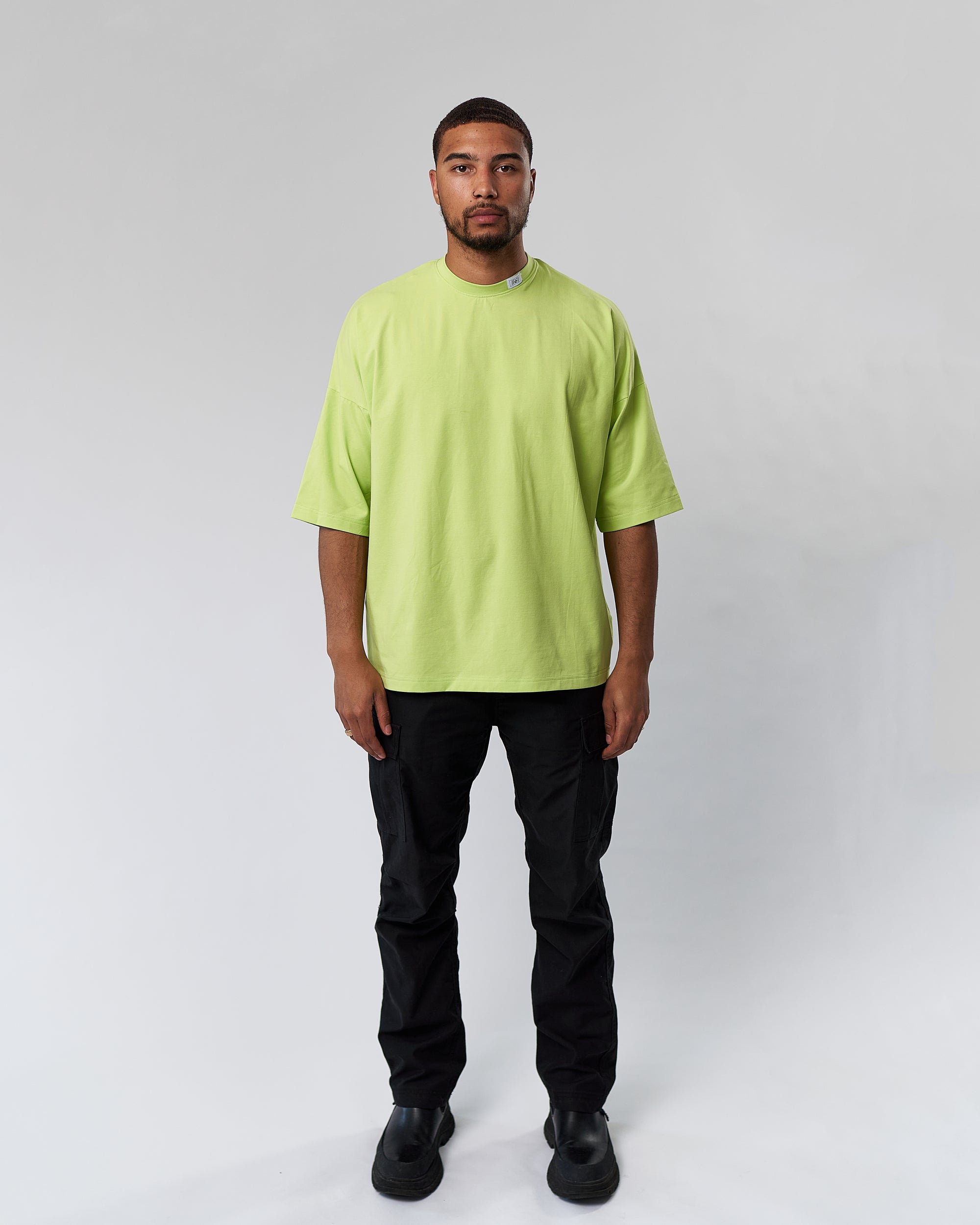 Oversized Shirt Men - Lime