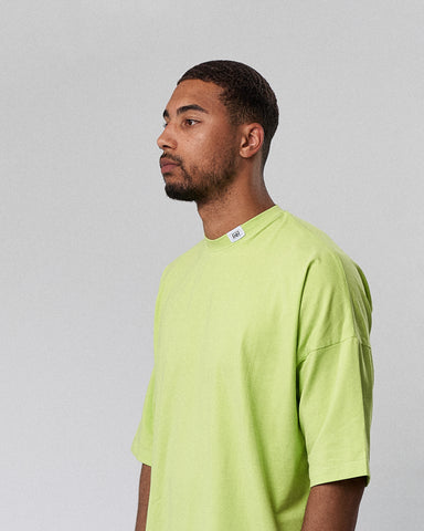 Oversized Shirt Men - Lime