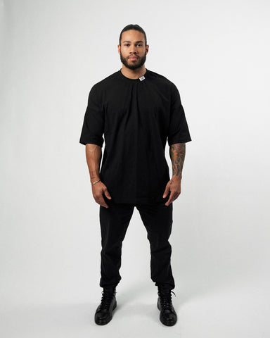 Oversized Shirt Men - Black