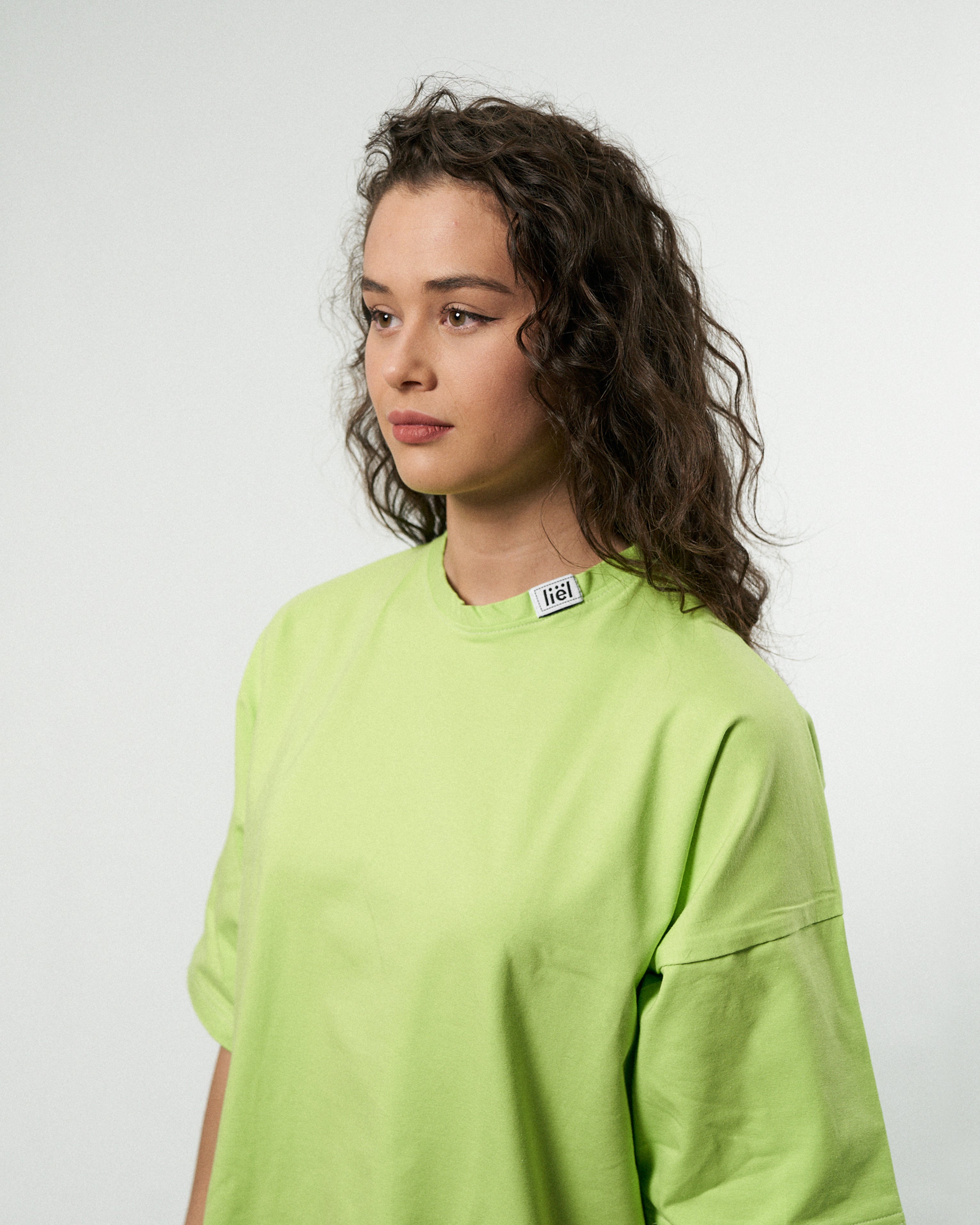 Oversized Shirt Women - Lime