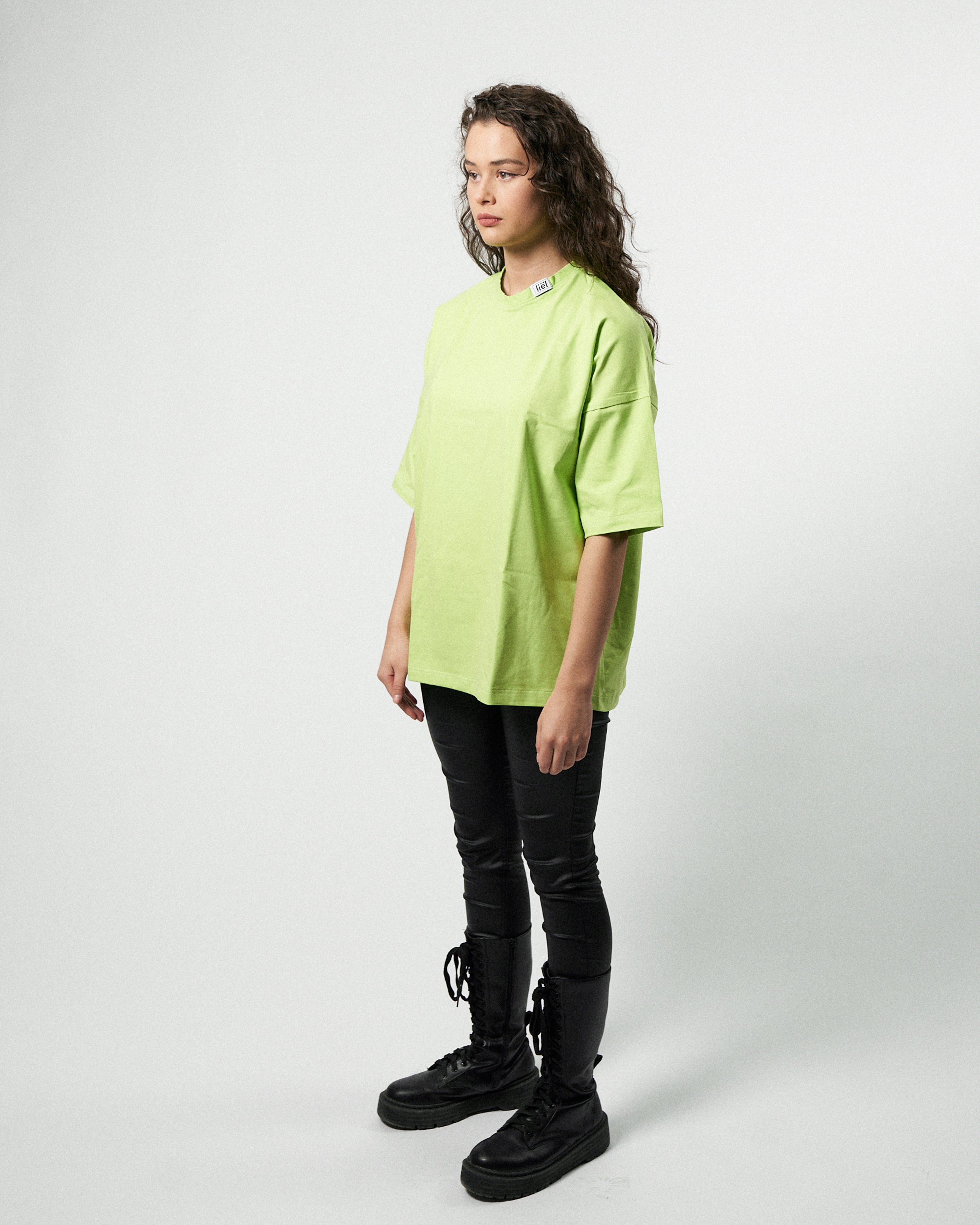 Oversized Shirt Women - Lime