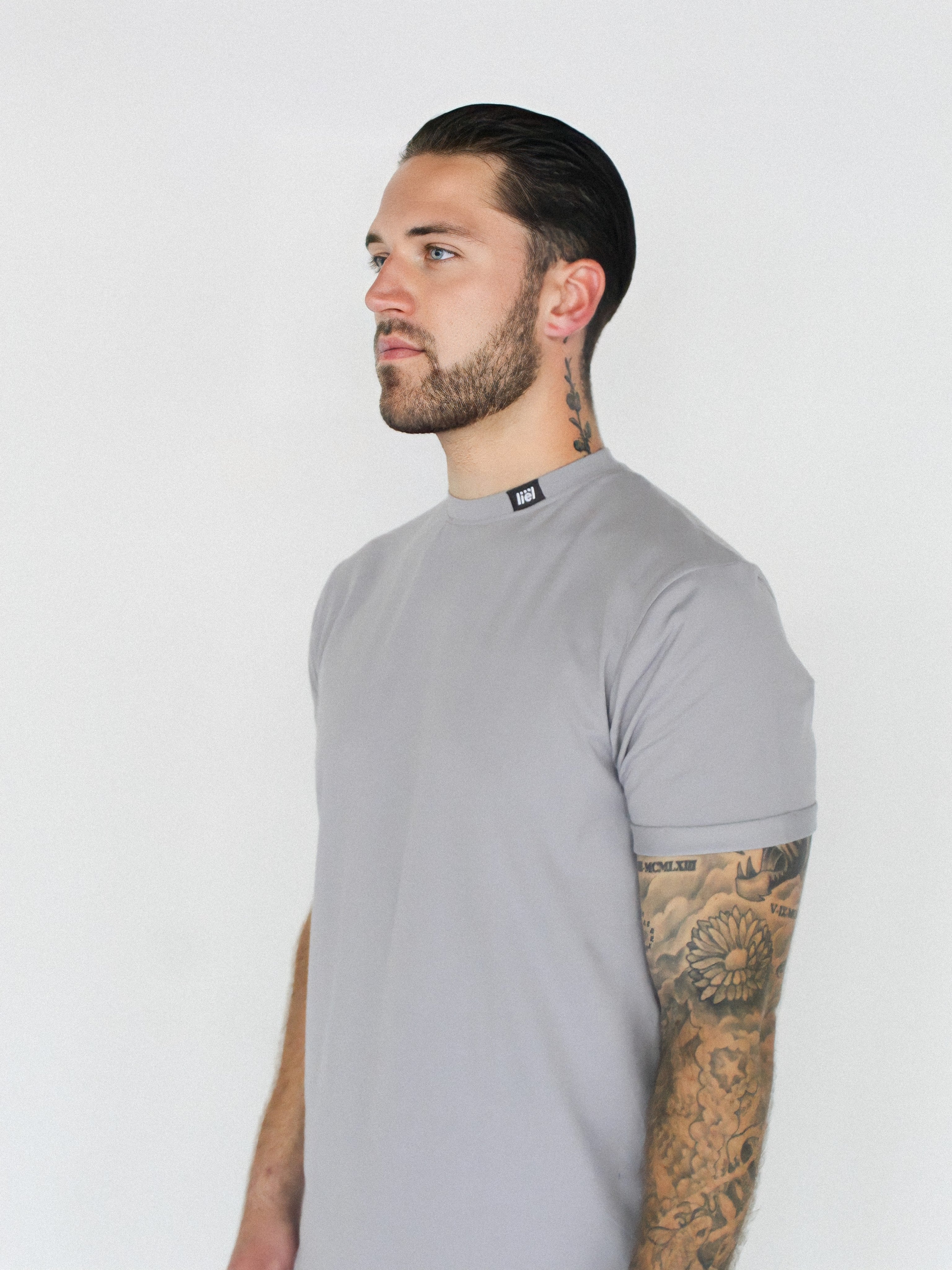 Slim Fit T-Shirt - Stone Grey